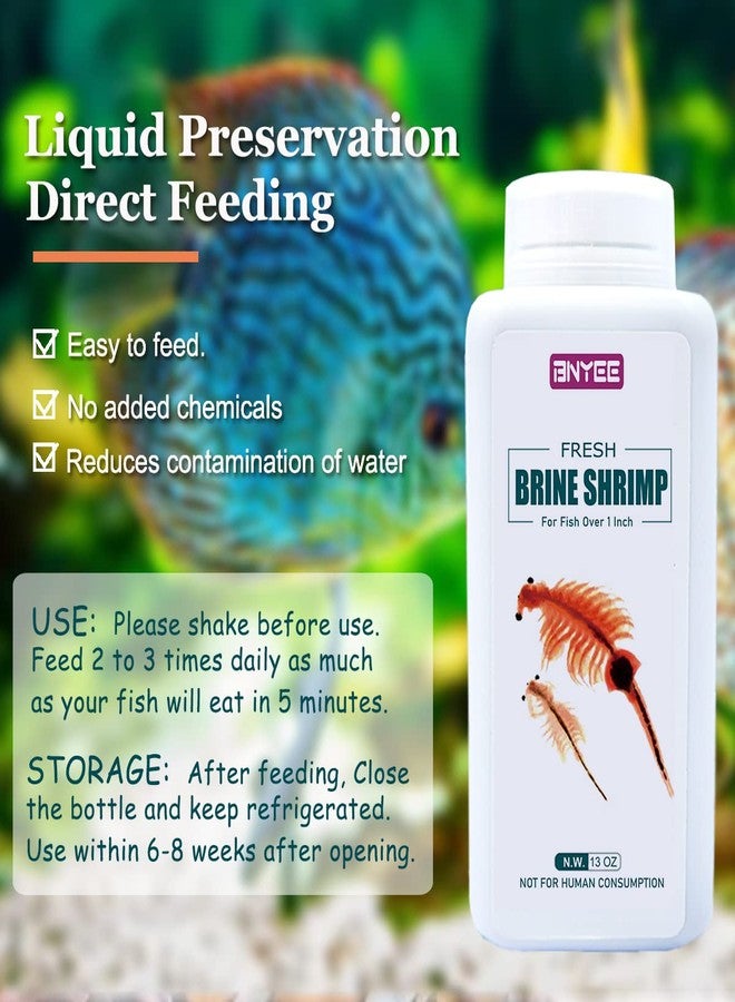 BNYEE Fresh Brine Shrimp Fish Food - Adult Non-Living Shrimp for Fish Over 1 Inch - Image 4
